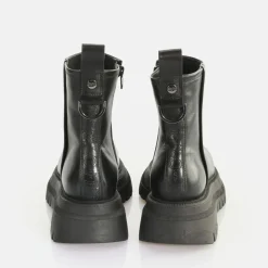 BUFFALO Ankle Boots^Shade Bike Warm Ankle Boot Black
