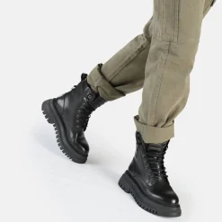 BUFFALO Ankle Boots^Shade Laceup Hi Warm Ankle Boot Black