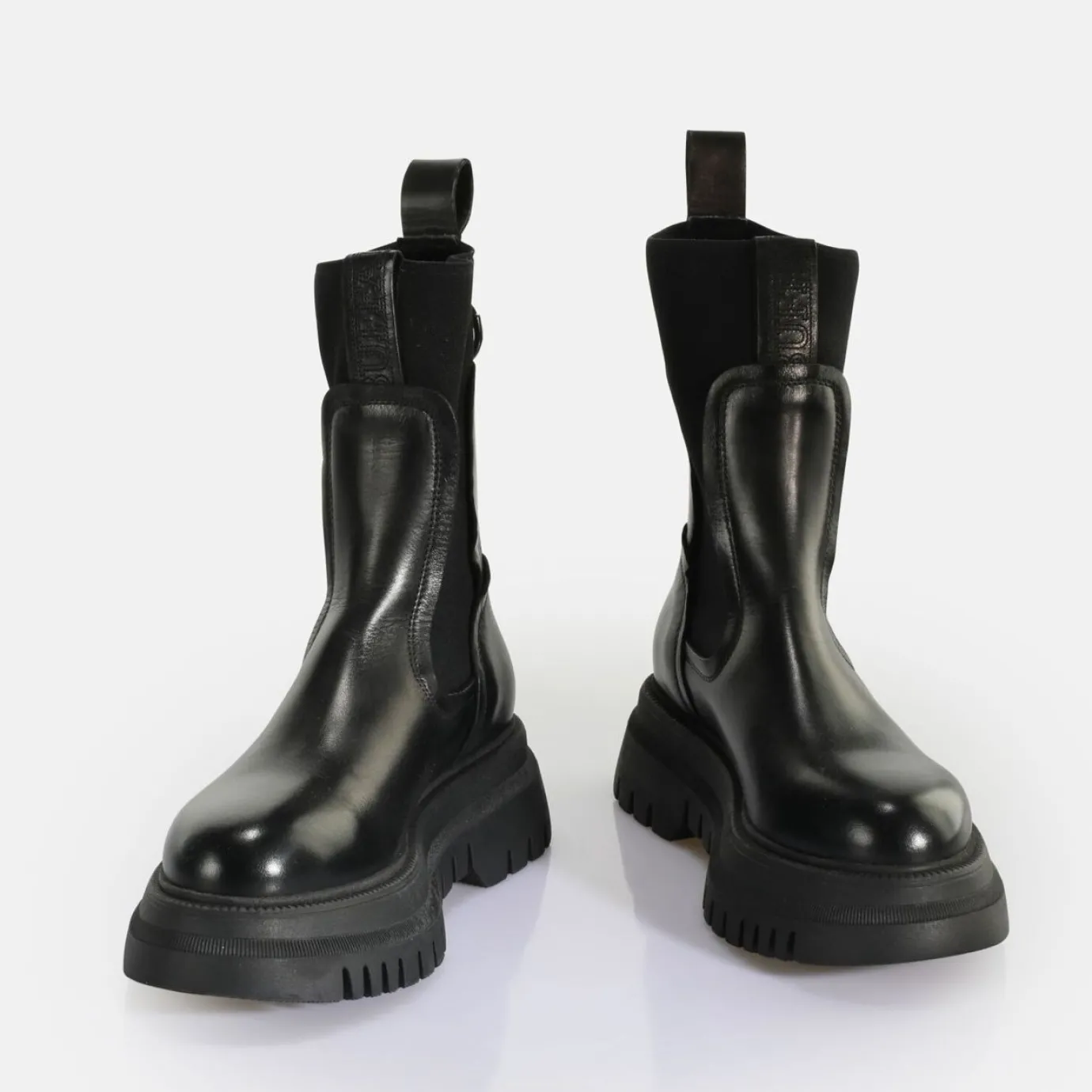 BUFFALO Ankle Boots^Shade Sock Chealsea Ankle Boot Black