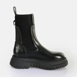 BUFFALO Ankle Boots^Shade Sock Chealsea Ankle Boot Black