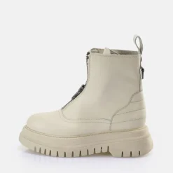 BUFFALO Ankle Boots^Shade Zip Mid Ankle Boot Cream