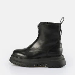 BUFFALO Ankle Boots^Shade Zip Mid Ankle Boot Black
