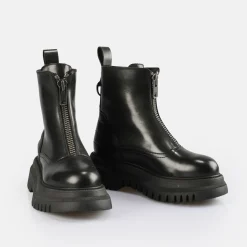 BUFFALO Ankle Boots^Shade Zip Mid Ankle Boot Black