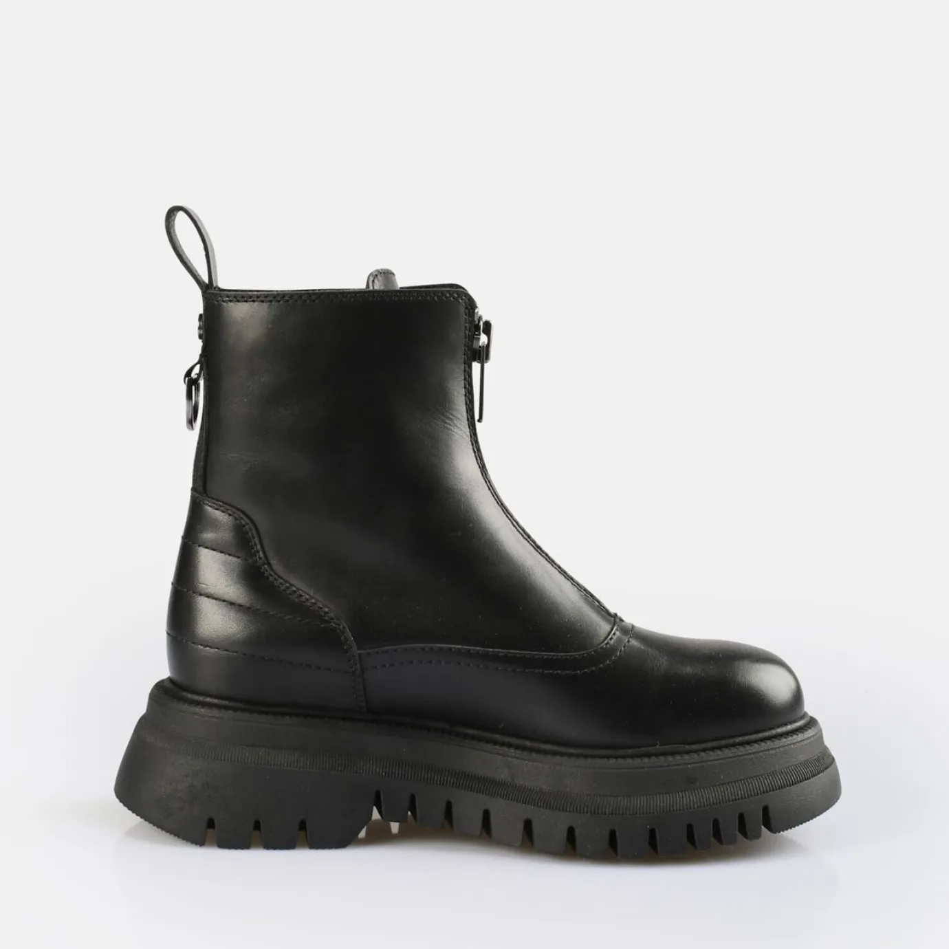 BUFFALO Ankle Boots^Shade Zip Mid Ankle Boot Black