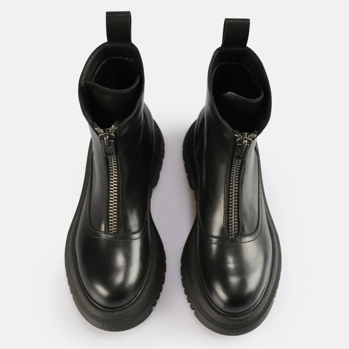 BUFFALO Ankle Boots^Shade Zip Mid Ankle Boot Black