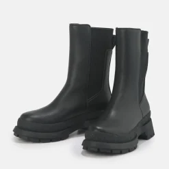 BUFFALO Ankle Boots^Shari Bootie Flat Vegan Black