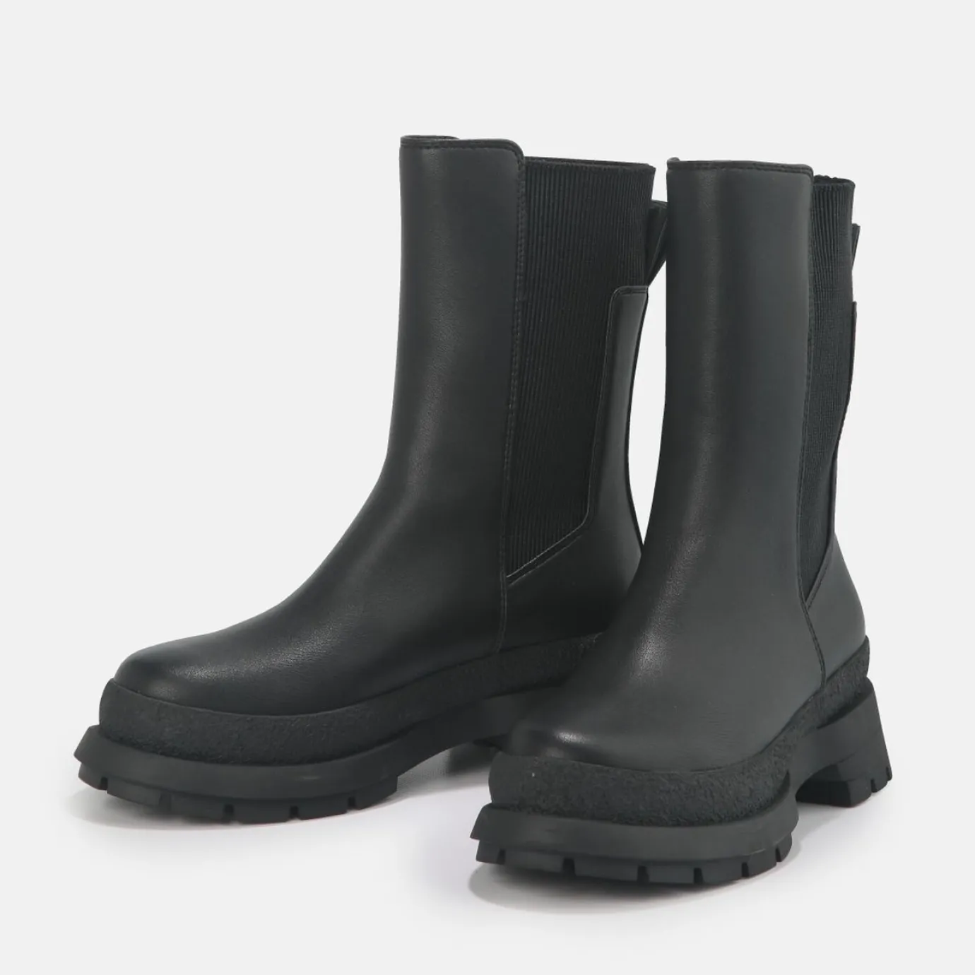 BUFFALO Ankle Boots^Shari Bootie Flat Vegan Black