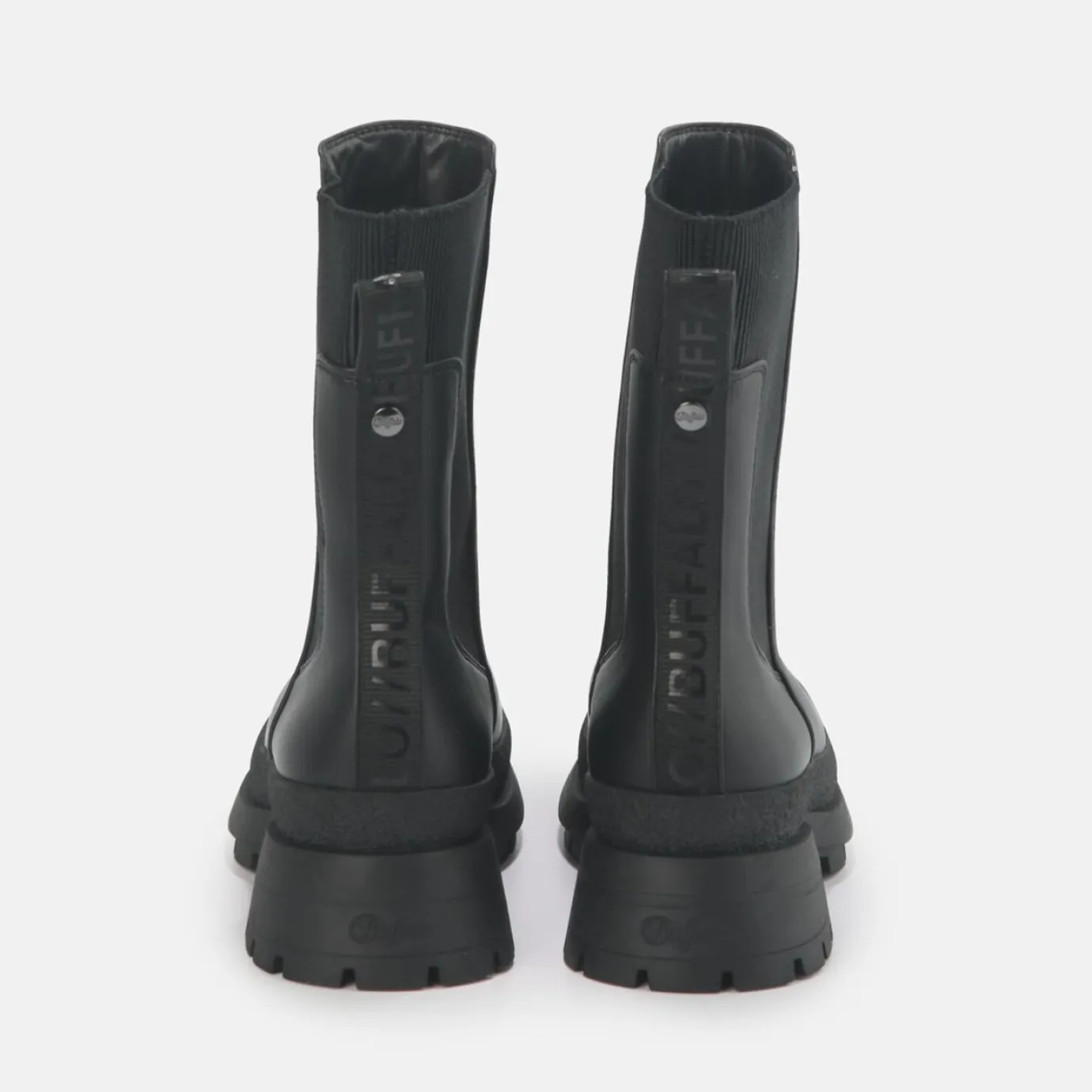 BUFFALO Ankle Boots^Shari Bootie Flat Vegan Black