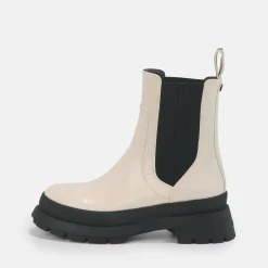 BUFFALO Ankle Boots^Simona Bootie Flat Vegan White