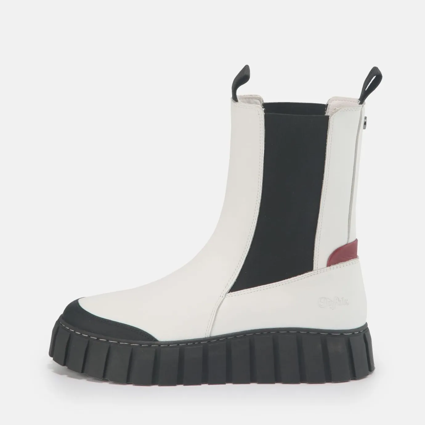 BUFFALO Ankle Boots^Sunday Boot Leather White