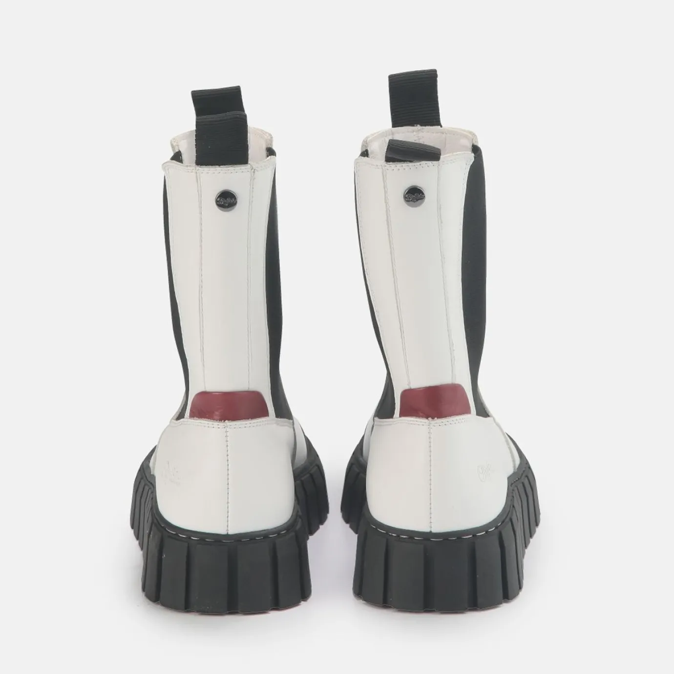 BUFFALO Ankle Boots^Sunday Boot Leather White