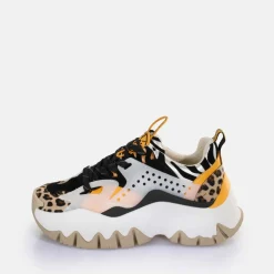 BUFFALO Vegan Shoes^Trail One Sneaker Low Vegan Schwarz/Animal