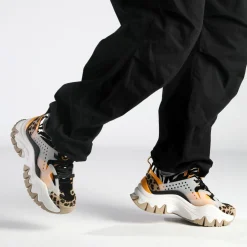 BUFFALO Vegan Shoes^Trail One Sneaker Low Vegan Schwarz/Animal