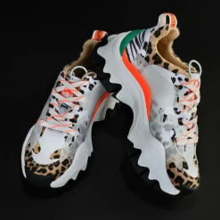 BUFFALO Vegan Shoes^Trail One Sneakers Low Vegan White/Animal