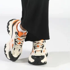 BUFFALO Vegan Shoes^Trail Sneakers Low Vegan Cream