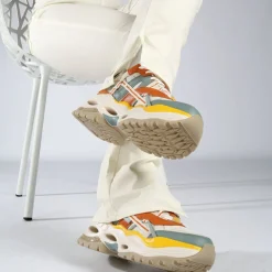 BUFFALO Vegan Shoes^Triplet Hollow Yellow