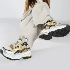 BUFFALO Vegan Shoes^Triplet Hollow Gold