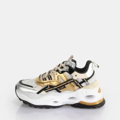 BUFFALO Vegan Shoes^Triplet Hollow Gold