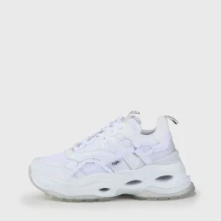 BUFFALO Vegan Shoes^Triplet Hollow Sneaker White