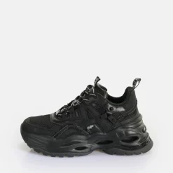 BUFFALO Vegan Shoes^Triplet Hollow Sneaker Low Vegan Black