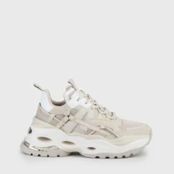 BUFFALO Vegan Shoes^Triplet Hollow Sneaker Vegan Cream