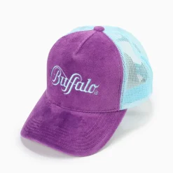 BUFFALO Accessories^Trucker Cap Velvet Blue