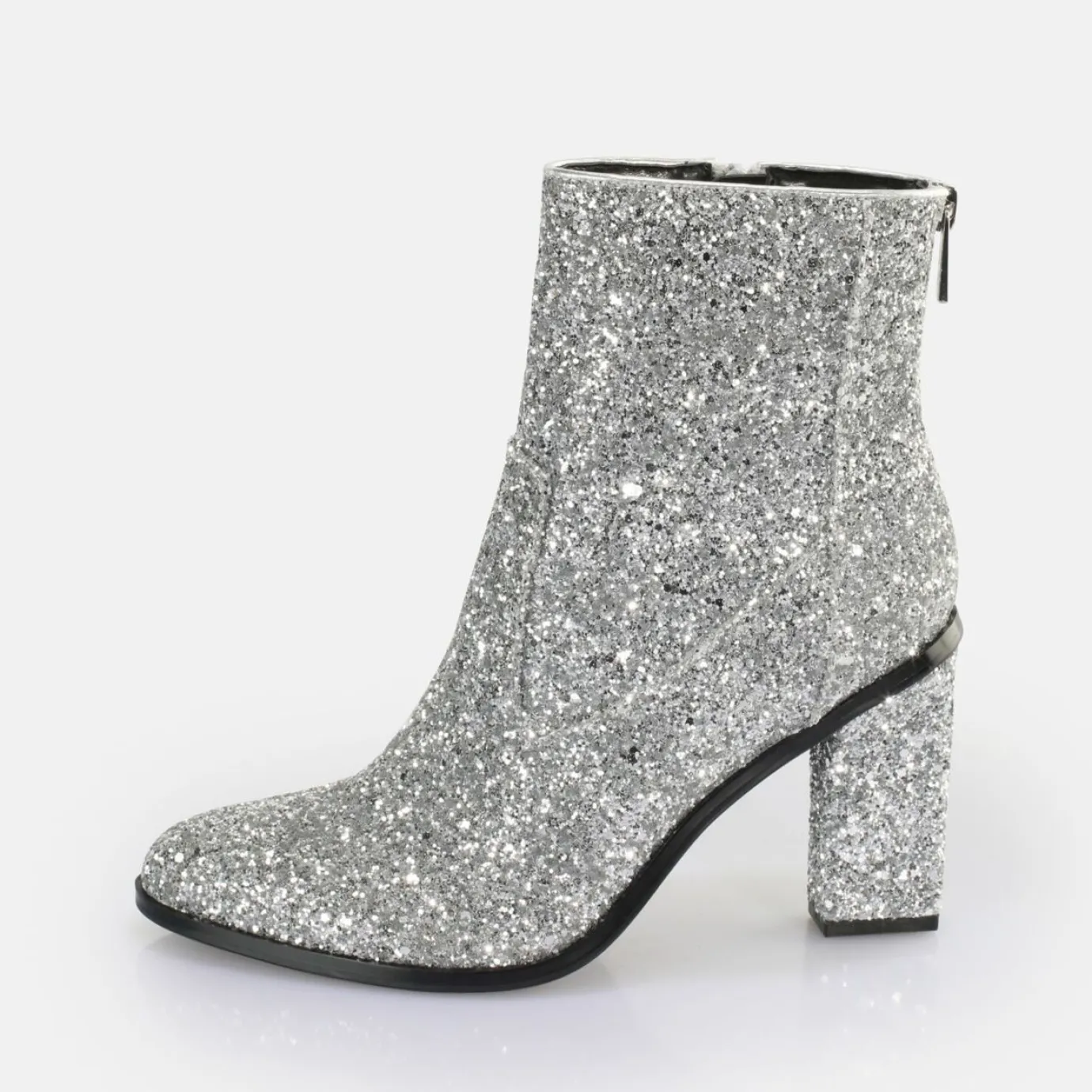 BUFFALO Ankle Boots^Zoe Ankle Ankle Boot Vegan Silver