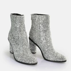 BUFFALO Ankle Boots^Zoe Ankle Ankle Boot Vegan Silver