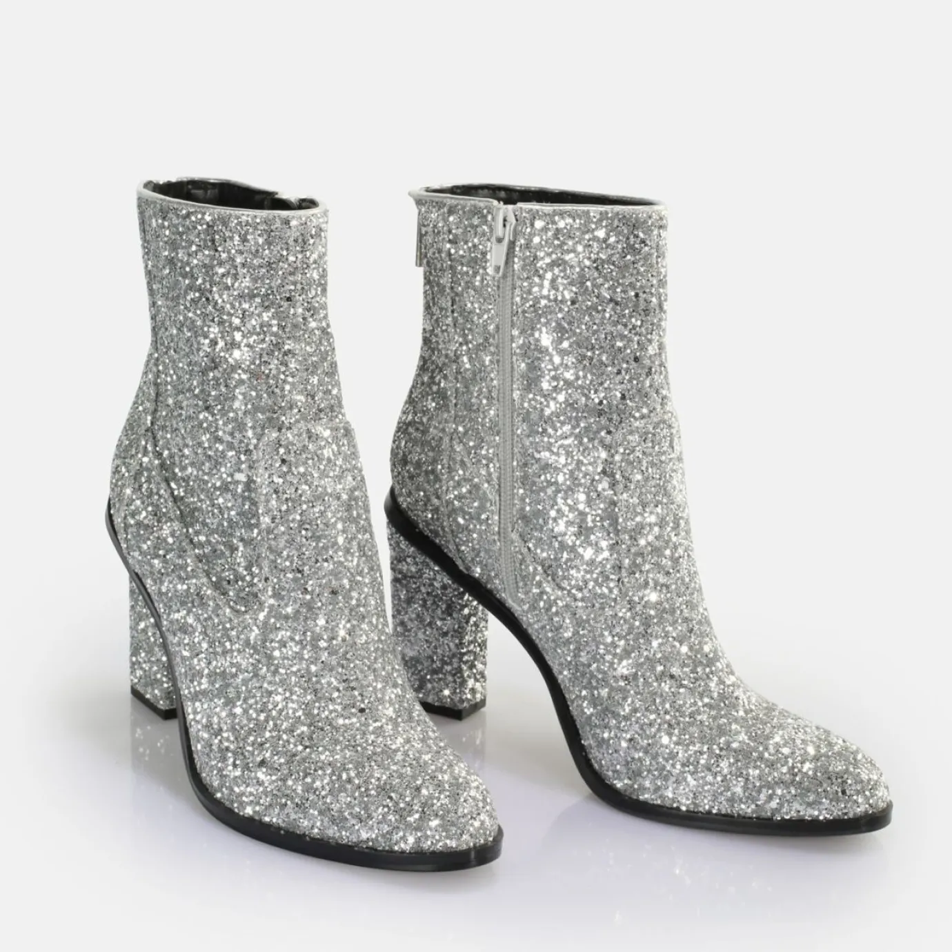BUFFALO Ankle Boots^Zoe Ankle Ankle Boot Vegan Silver